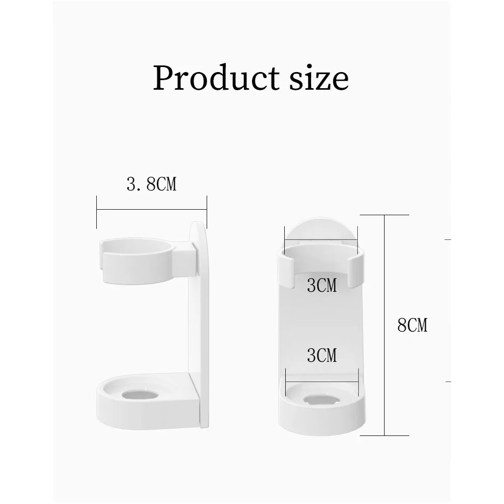 Electric Toothbrush Rack Non Slip Wall Mounted Traceless Toothbrush Stand Holder Adjustable Space Saving Bathroom Accessories