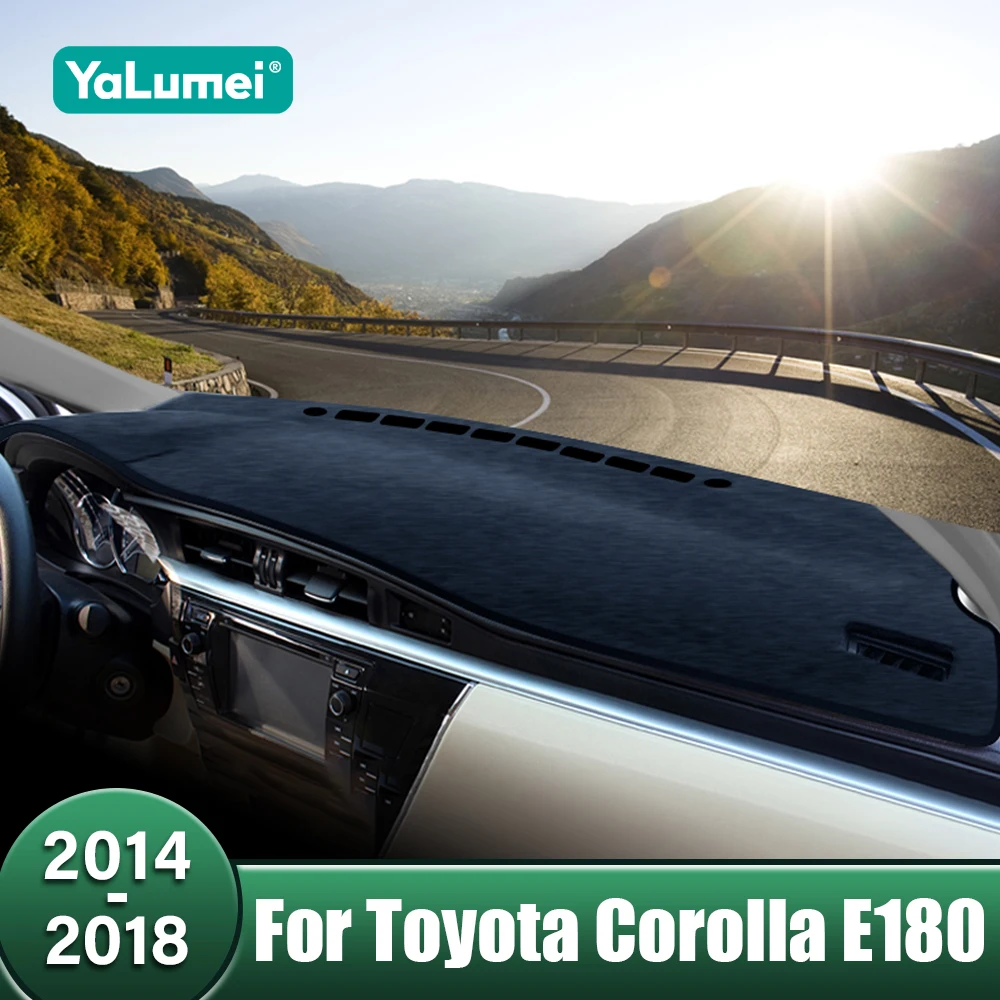 

Car Dashboard Cover Sun Shade Mat Avoid Light Pads Non-Slip Protective Carpets For Toyota Corolla E180 2014 2015 2016 2017 2018