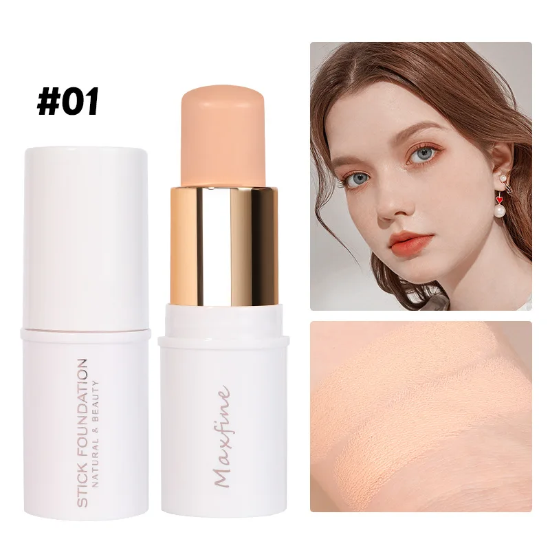 New 6 Color Foundation Stick Natural Lasting Waterproof Fashion Multi-functional Concealer Foundation Make-up for All Skin Types