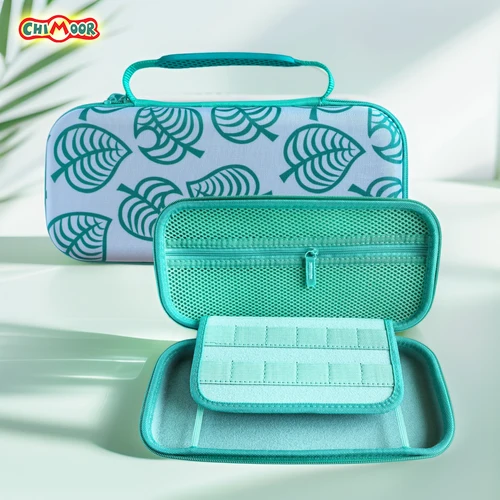 Imagen 2 del producto Kit de Estuche de transporte para Switch 2, bolsa protectora portátil de almacenamiento de carcasa dura para consola NS2 Animal Crossing, funda ravel para NS 2