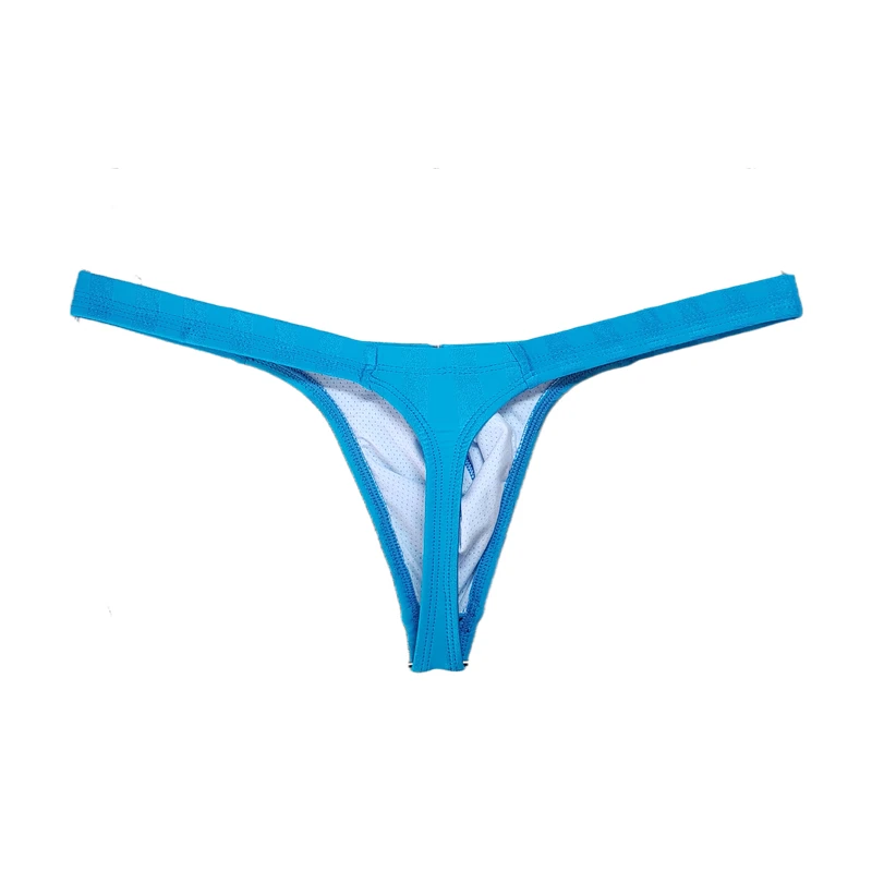 Men's Swimming Shorts In Solid Color Refreshing And Quick-drying Thong With Narrow Straps Inside Fashionable Swimming Thong