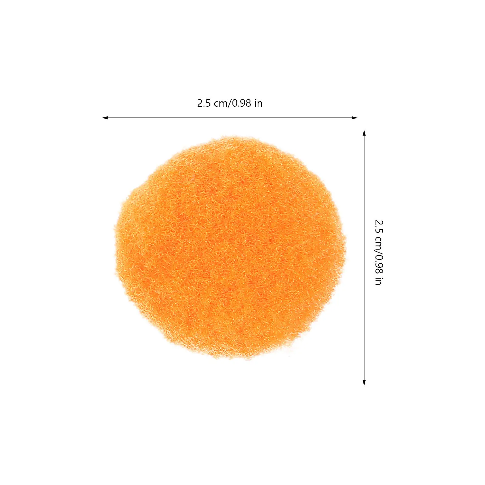 500Pcs Colorful Elastic Polyester Ball DIY Material for Costume Accessories Creative Manual Hat Scarf Decoration