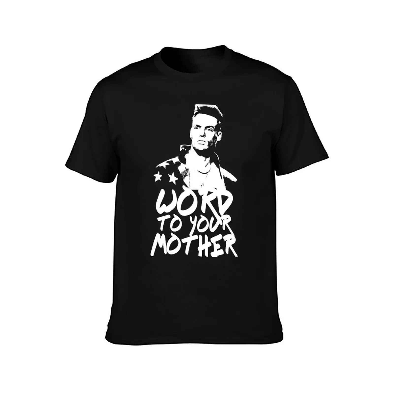 Vanilla Ice - Word To Your Mother T-Shirt t shirt for man 100 percent cotton T-Shirt