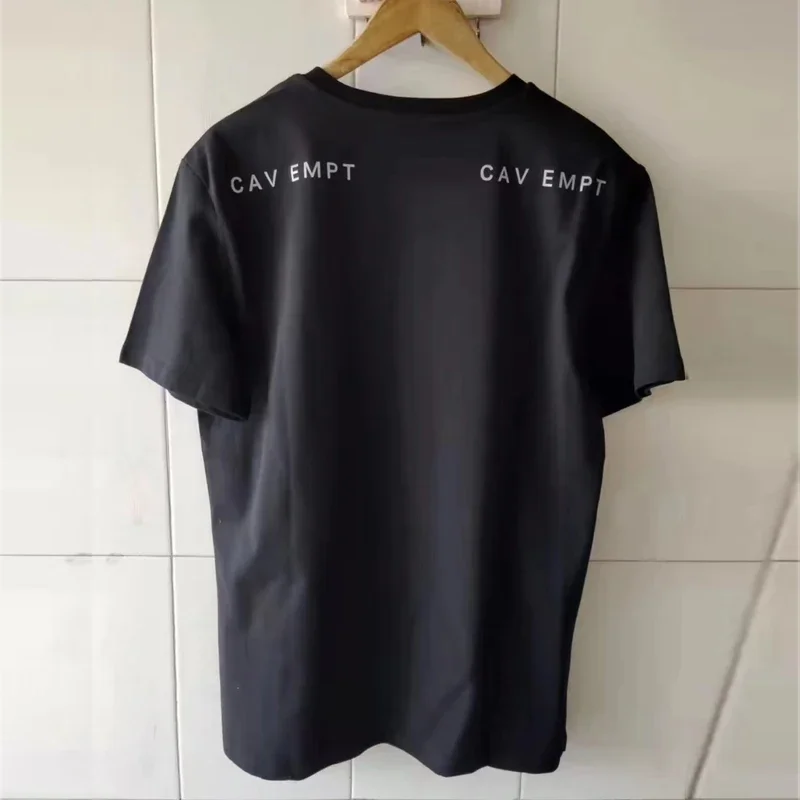 CAVEMPT-T-shirt à manches courtes pour hommes et femmes, T-shirt à col rond, Haut Robin E, Économie décontractés, Streetwear tout match, Haute qualité, Mode