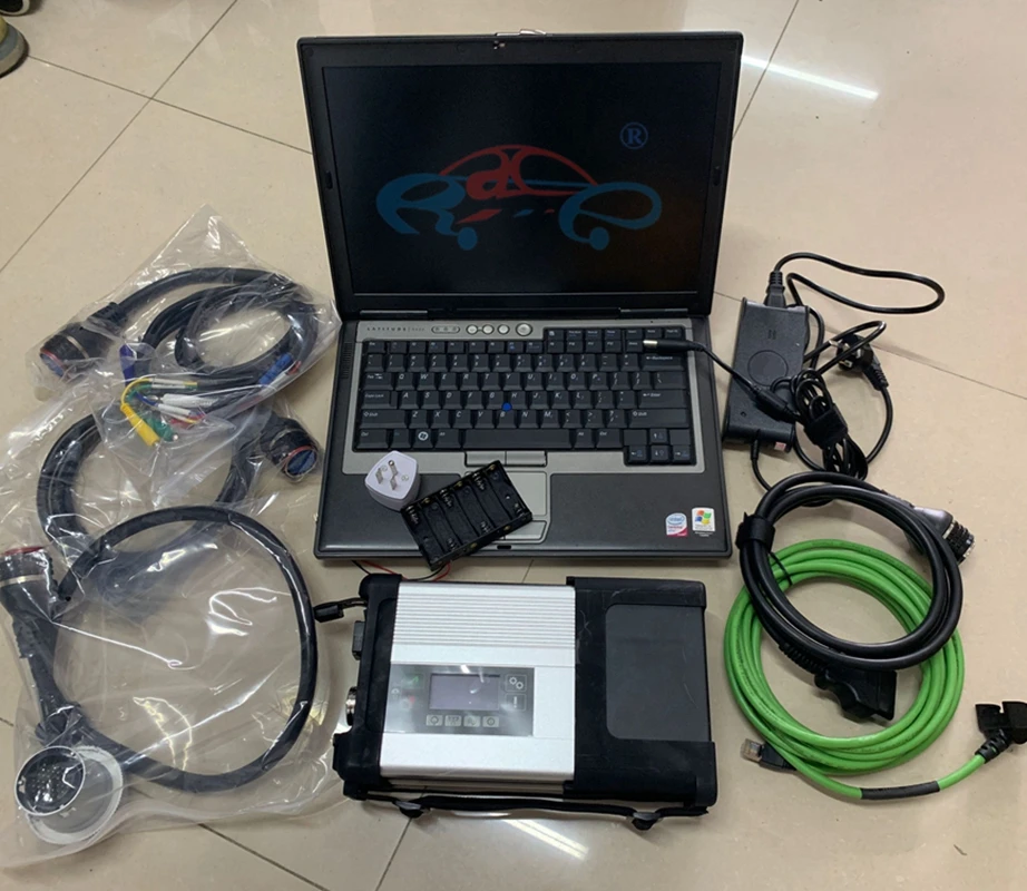 MB Star Diagnostic Tool C5 SD Connect Compact Software 480GB SSD D630 Laptop Ready to Work for Mercedes Car Truck Wifi Connect