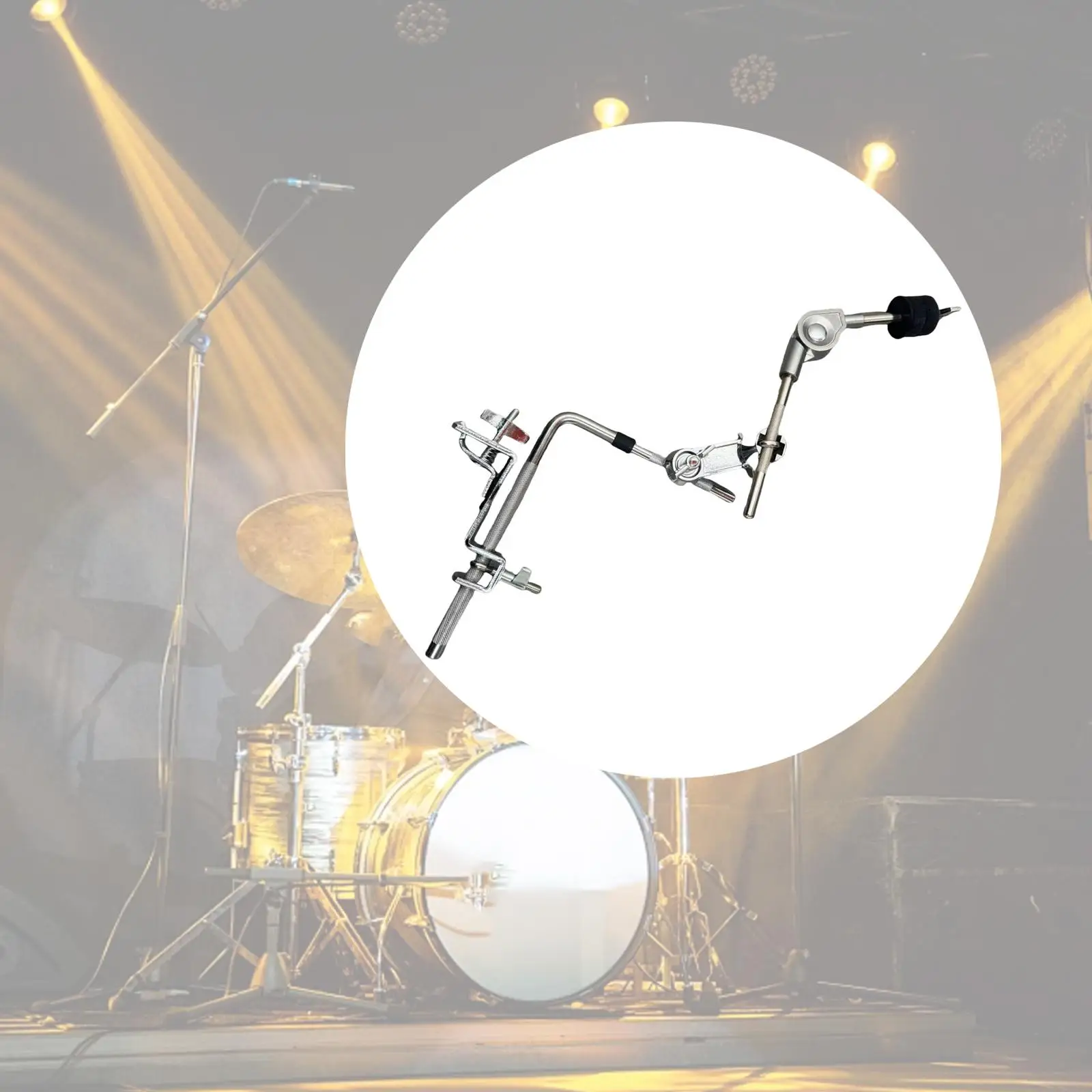 

Cymbal Holder Clamp Drum Parts Metal Jazz Drum Cymbal Bracket Cymbal Arm Stand Drum Extension Clamp Cymbal Arm Attachment Spare