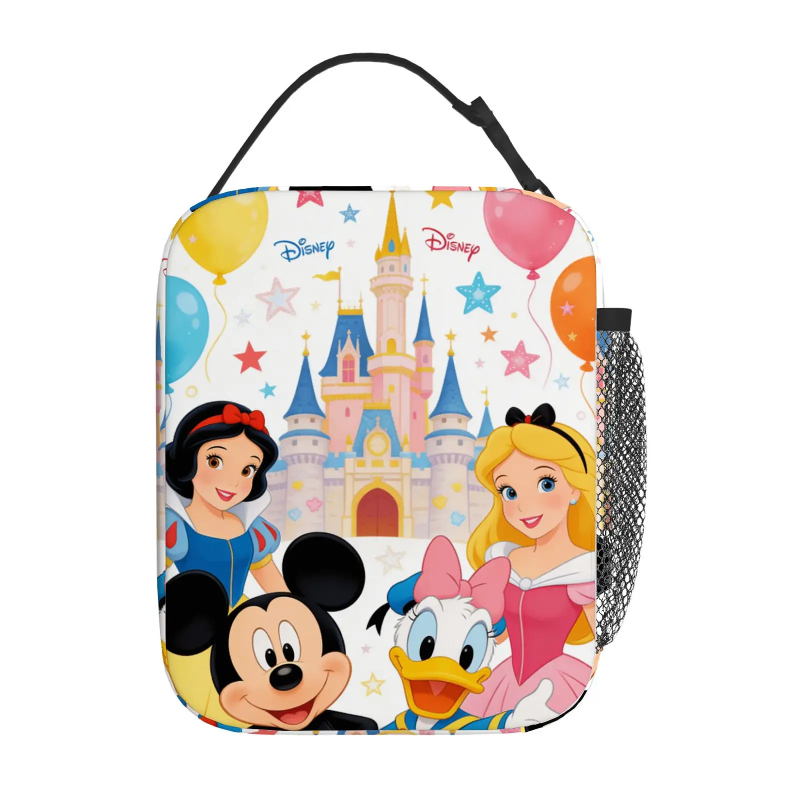 

1 шт. Милая сумка для обеда с изображением Микки и его друзей, подходит для повседневного использования, сумка для обеда на работу, подарок.