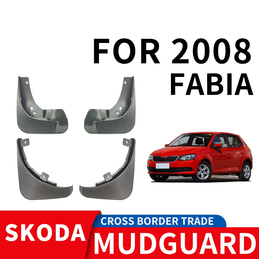 

For 2008 SKODA FABIA Car tire mudguard,Fender Mudflaps Front Rear Flares Splash Guards Cover