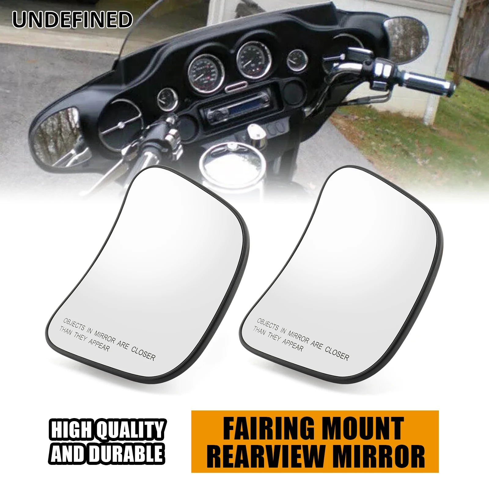 Motorcycle Rearview Rear View Mirrors Glass Back Side Mirror Right Left For Harley CVO 121 Street Glide 2023 2024 FLHXSE Models