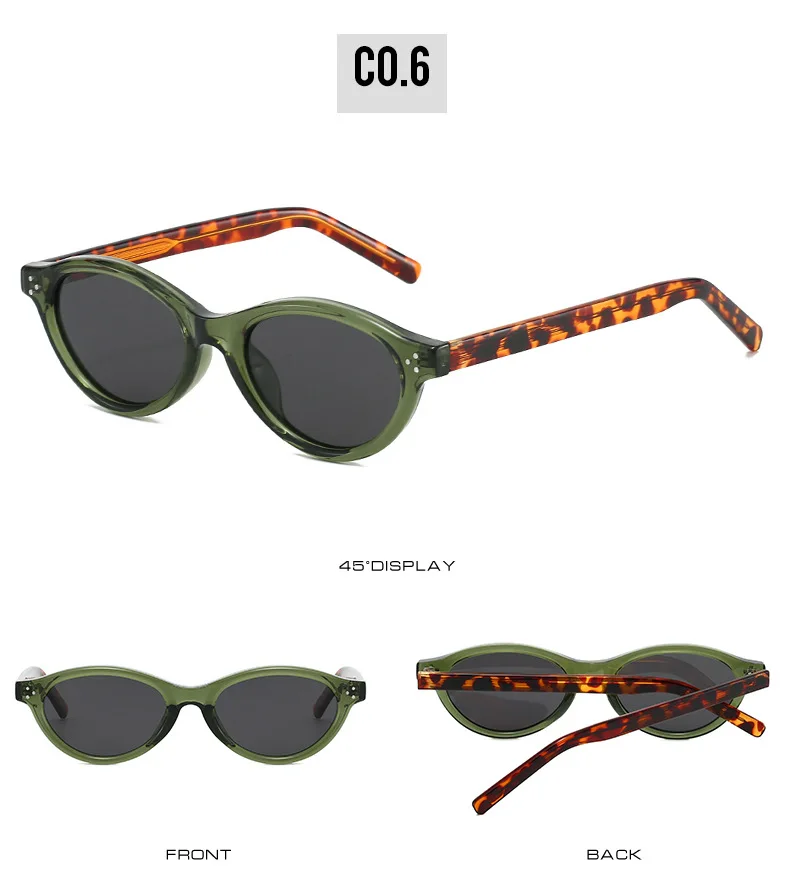 Neue Retro Kleine Sonnenbrille Frauen Polarisierte Fahren Gläser Marke Designer TAC Casual Shades Cat Eye Stile – Detail 14