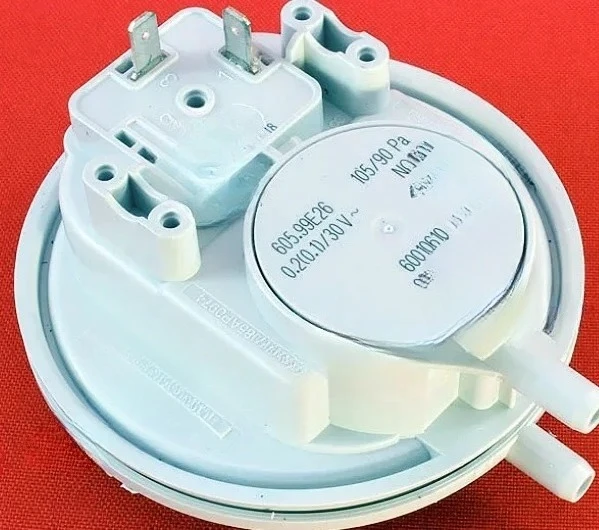 مفتاح ضغط الرياح للغلاية المثبتة على الحائط بالغاز Weineng فرن التدفئة الألماني 5-3 5-5 مفتاح ضغط المروحة 105-90PA