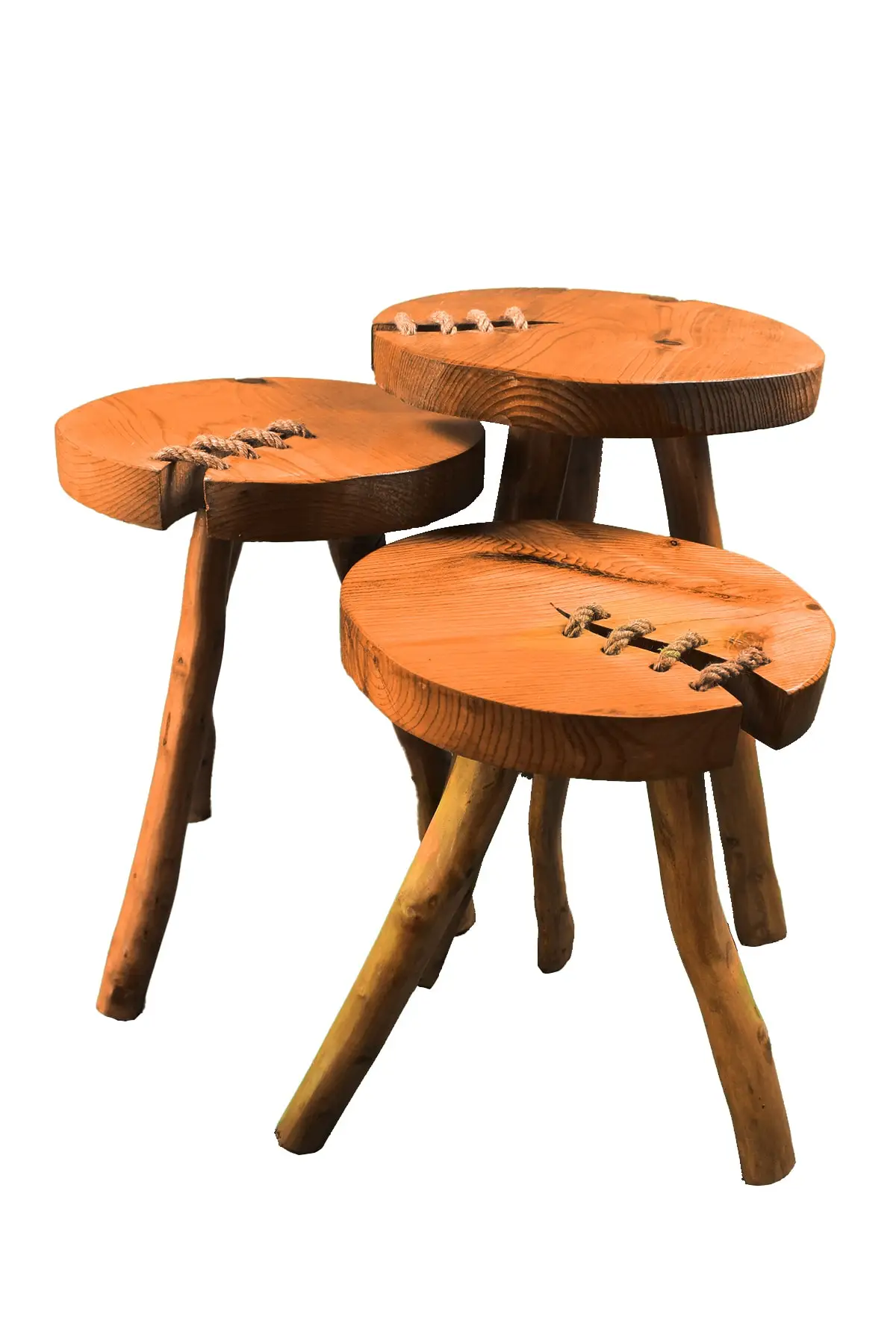 Balder-pcs set Natural Wood Zigon Coffee Table Set