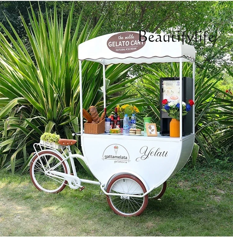 

SM A57 European Creative Float Supermarket Promotional Car Wrought Iron Sales Outdoor Mobile Booth Car