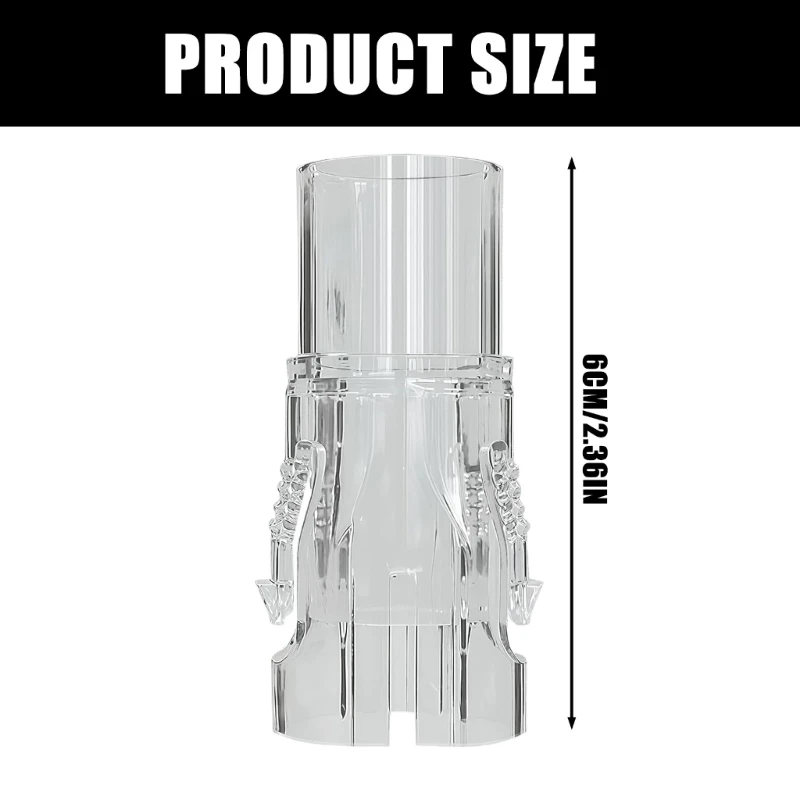  Clear White PVC Breathing Machine Adapter For Ventilators Machines With Wide Compatibility And Quick Connecting Design