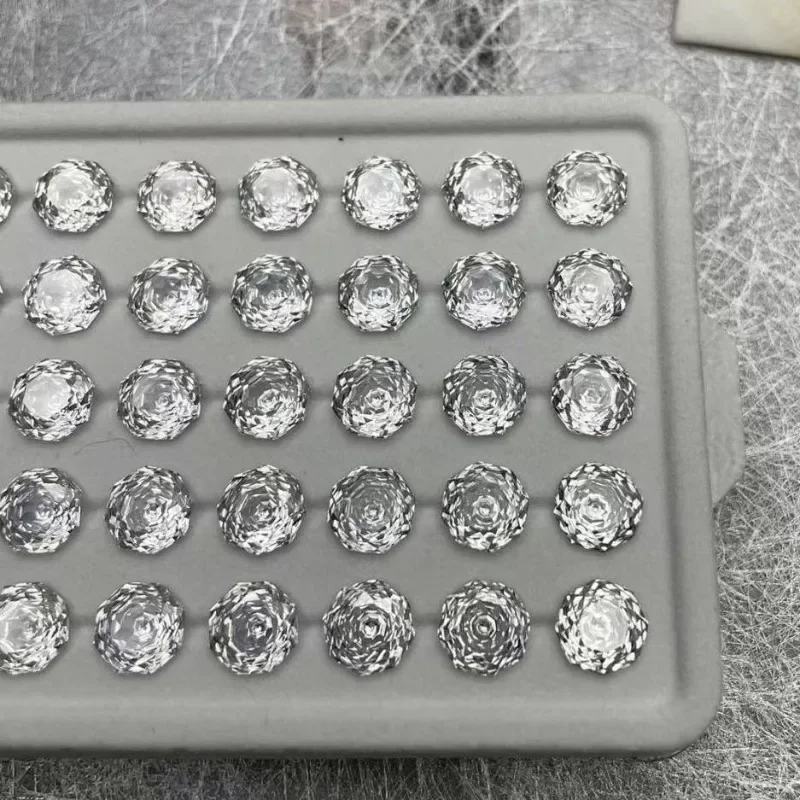 

Cubic Zirconia Octagon Rose Cut Plating color ful Millennium Synthetic CZ Gems High Carbon Diamond for Jewerly Making