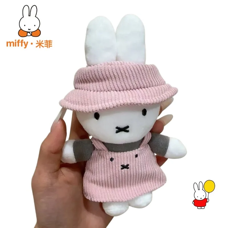 Cute Cartoon Miffy Anime High-Looking Pink Plush Pendant Doll Kawaii Student Backpack Cute Pendant Best Friend Birthday Gift