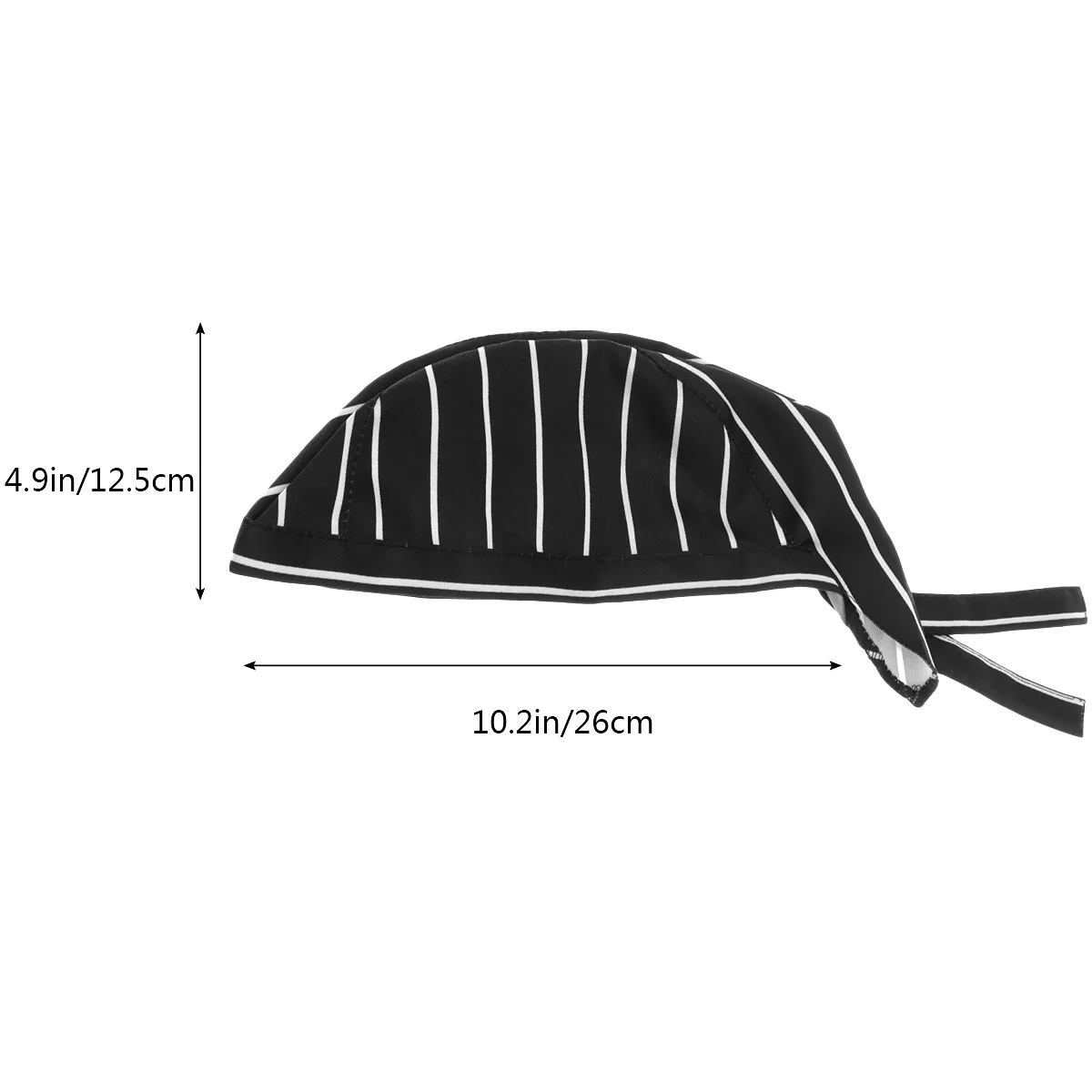 Kochmütze Turban Catering Totenkopfmütze Baotou Server Piratenband Herren Damen verstellbar schwarz weich bequem Chefkoch