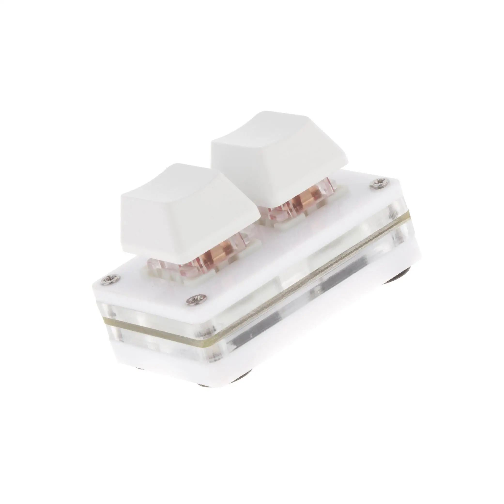 

2-Key Mechanical Gaming Keypad Hot Swap Programming White Red switch