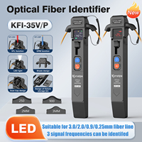 2023 Classic Komshine KFI-35 Metal Fiber Optic Identifier 800-1700nm, Suit for 0.25/0.9/2/3 Fiber Line. Built in OPM, VFL