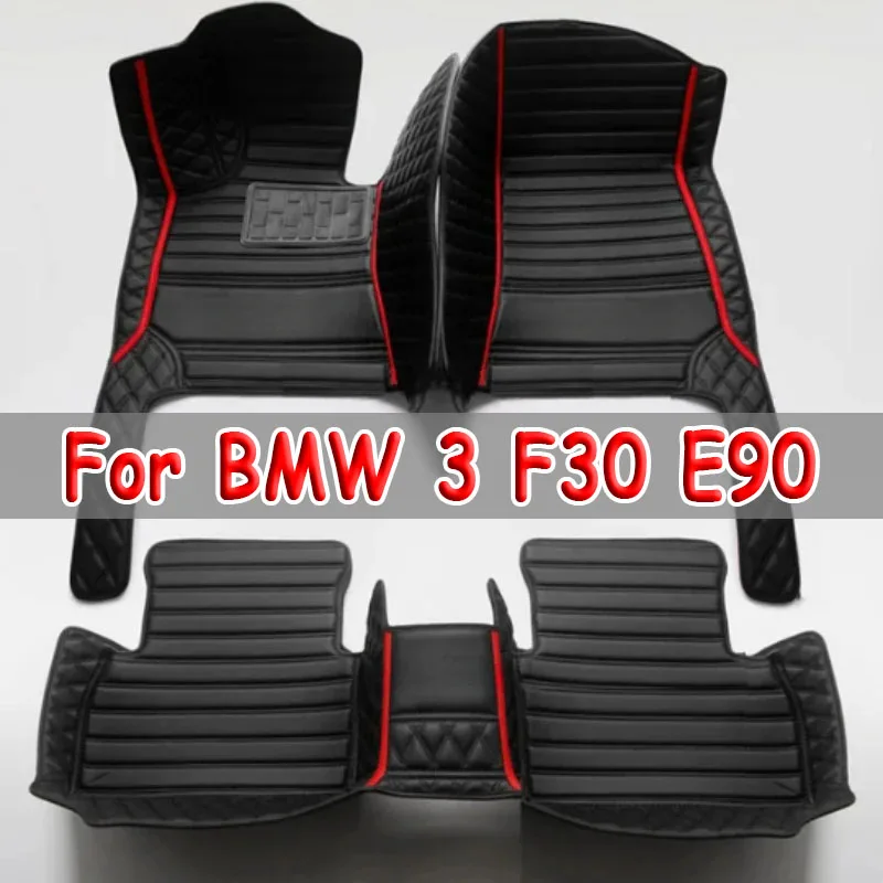 

Car Floor Mats For BMW 3 F30 E90 330i 335i 320i Five Doors 2008 2009 2010 2011 2012 Foot Pads Carpet Cover Interior Accessories