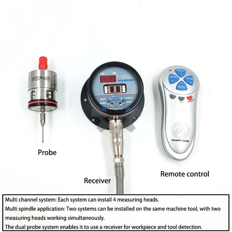 Original Marposs VOP40/VOP40P CNC Machine Tool Wireless Probe 3D Measurement Automatic Edge Finder Infrared Sample