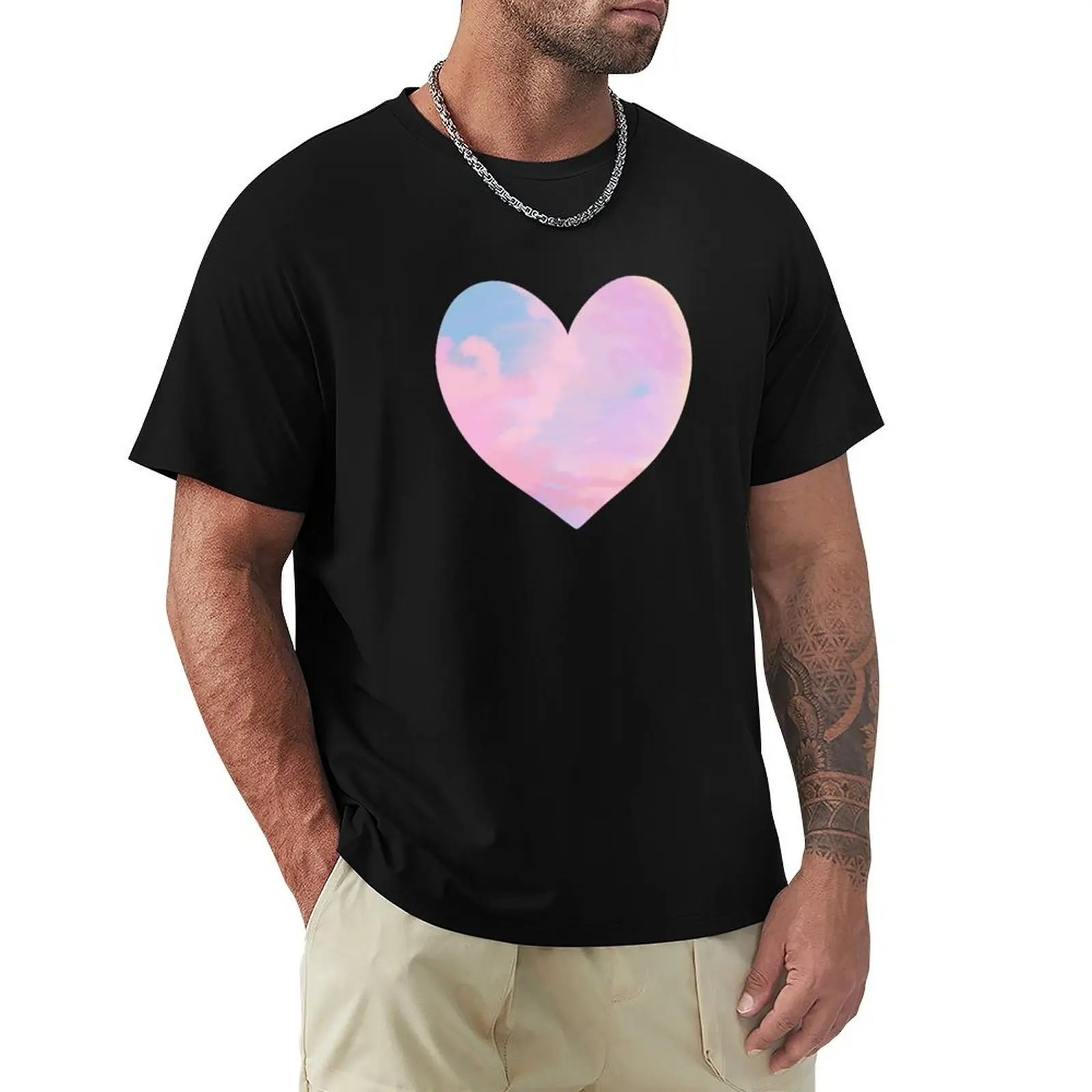 

Lover album heart T-Shirt Big and Tall Casual T-Shirt