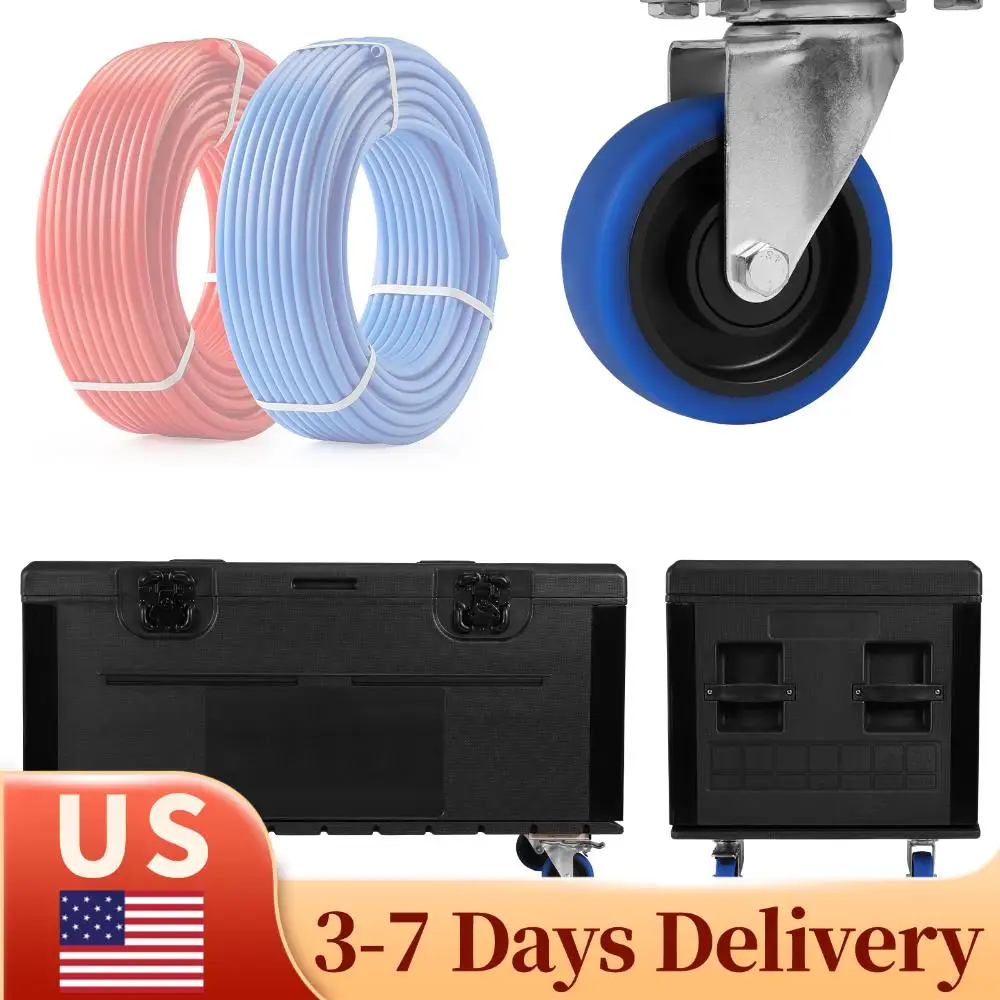 

Utility Road Trunk Case with Handle and Wheels Universal Utility Flight Case for Audio-Visual Gear DJ Equipment Tools