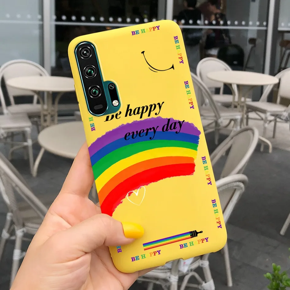 For Honor 20 Pro Case New Fashion Painted Soft Silicone Phone Cover For Honor 20 Lite Honor20S MAR-LX1H Funda Honor20 Lite Coque