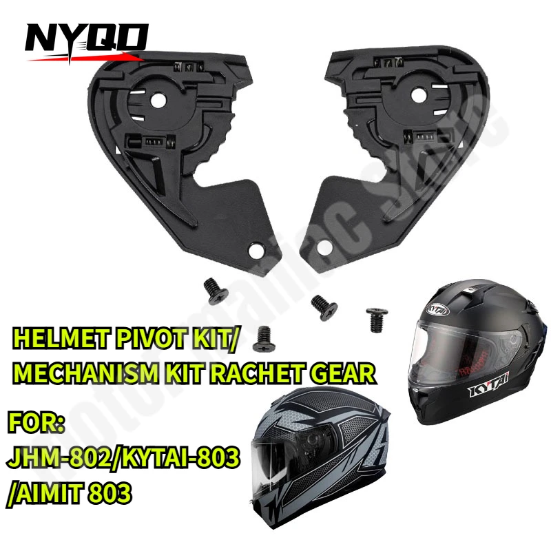 

Helmet Shield Base HELMET PIVOT KIT/MECHANISM KIT RACHET GEAR FOR JHM-802/KYTAI-803/AIMIT 803 Capacete Moto
