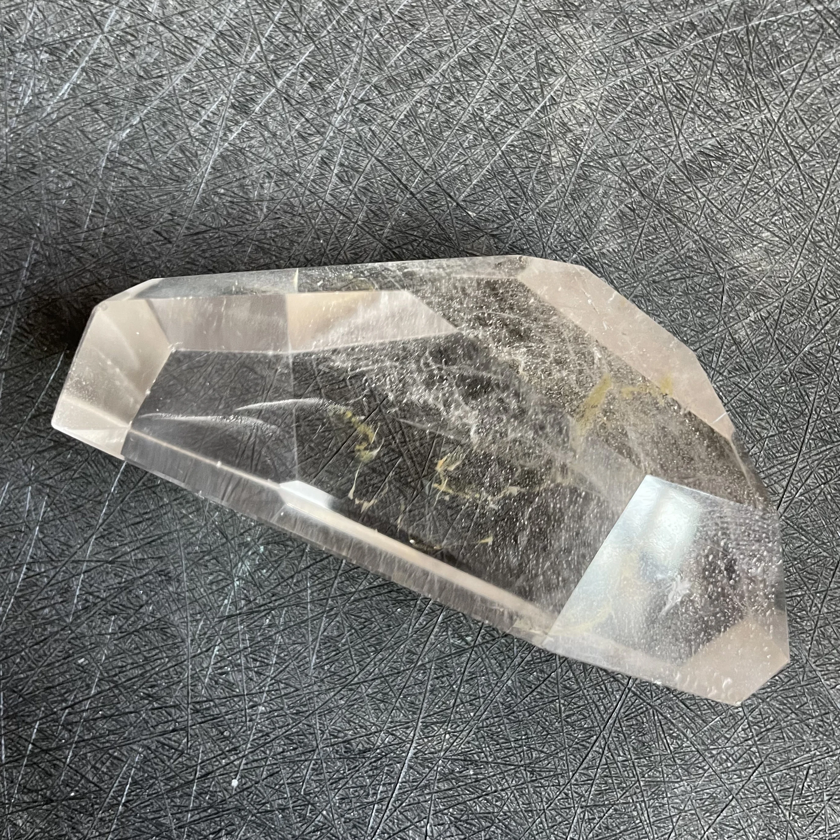 

117g Natural Clear Quartz Smoky Crystal Polished Rock Stone Healing Reiki Gemstone