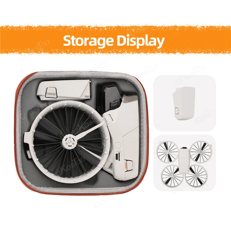 Storage Case For DJI Flip Anti-Scrach Dustproof Protective Case Outddors Portable Bag Handbag For DJI Flip Drone Accessories