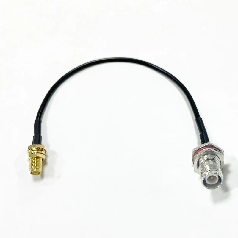 SMA Female Plug to RP-TNC Female Bulkhead Pigtail Jumper RF Coaxial Cable RG174