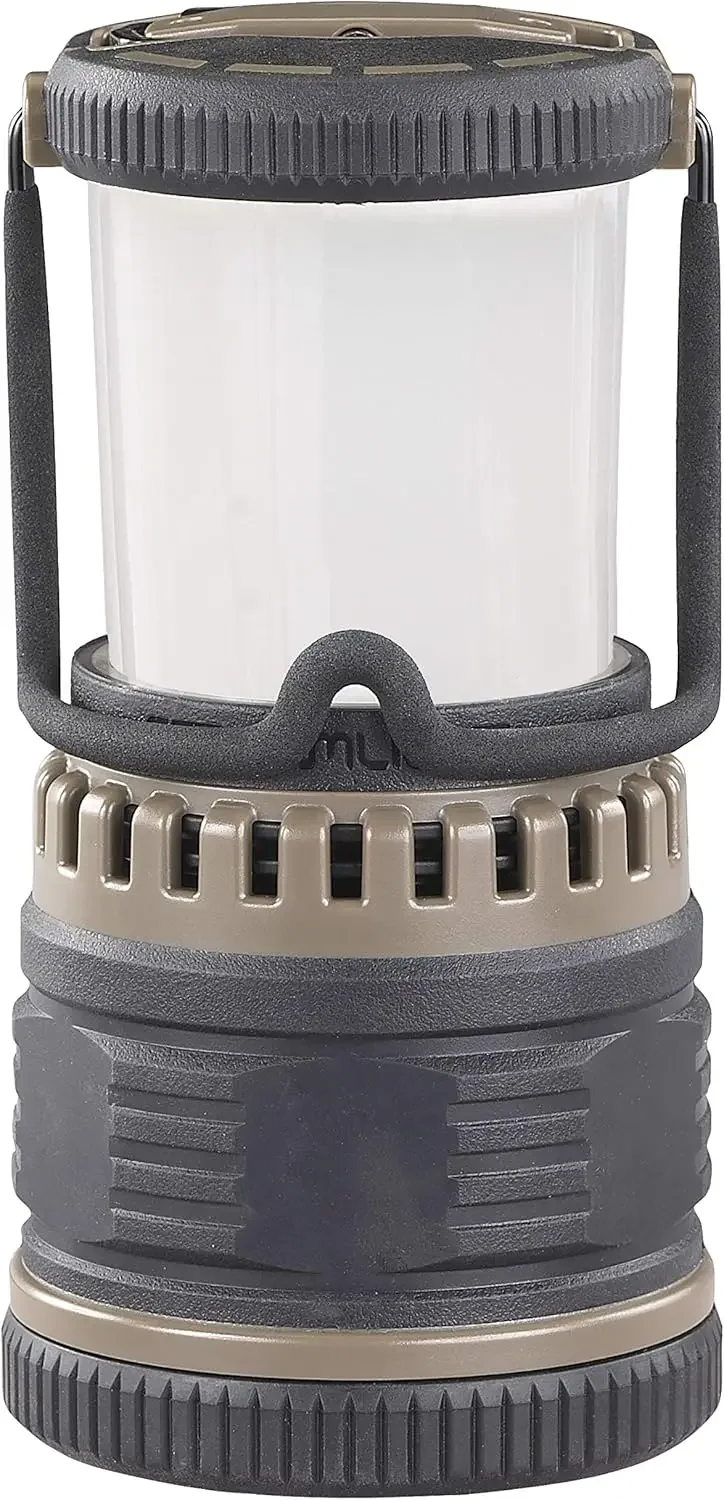 Super Siege 1100-Lumen Rechargeable Lantern with 120-Volt AC Charger, Coyote