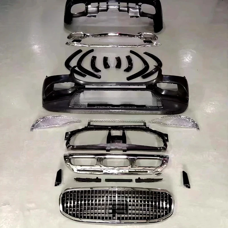 

Lightweight Waterproof Modified Front Rear Bumper & Grille Full Body Kit Exterior Upgrade Parts