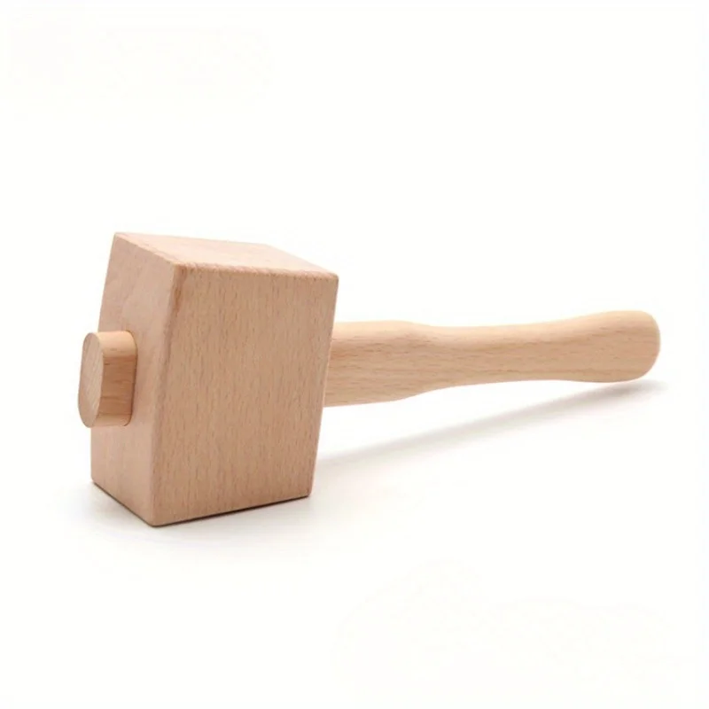 

1 шт. деревянный молоток ручной работы, легкий и удобный, гладкий деревянный молоток, подходит для дома и улицы