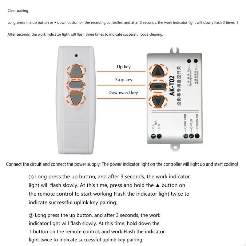 G8DB Universal Projector Electric Screen Remote Control Electric Screen Controller