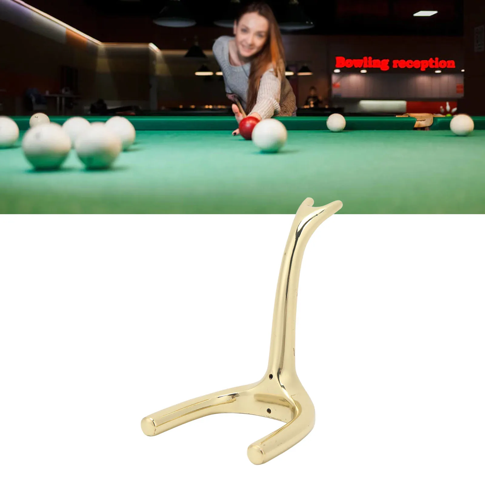 Billiard Cue Bridge Head Pool Slip On Portable Light Weight Professional Long Durability Cue Rest