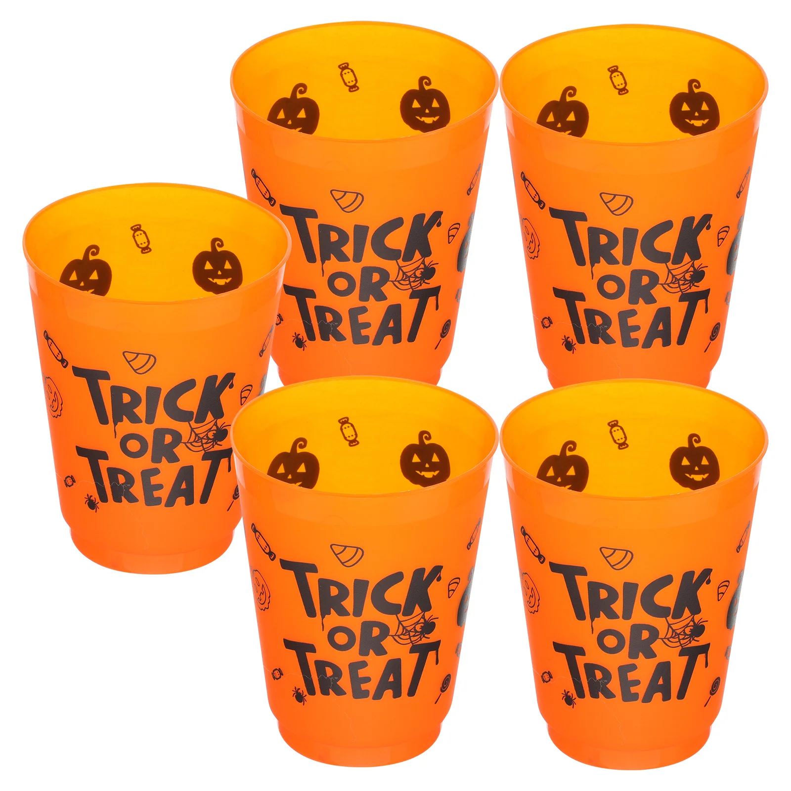 

5pcs Plastic Creative Reusable Ghost Juice For Party Home Decorative Multi-Function Travel Drinkware Colored Cups Storage