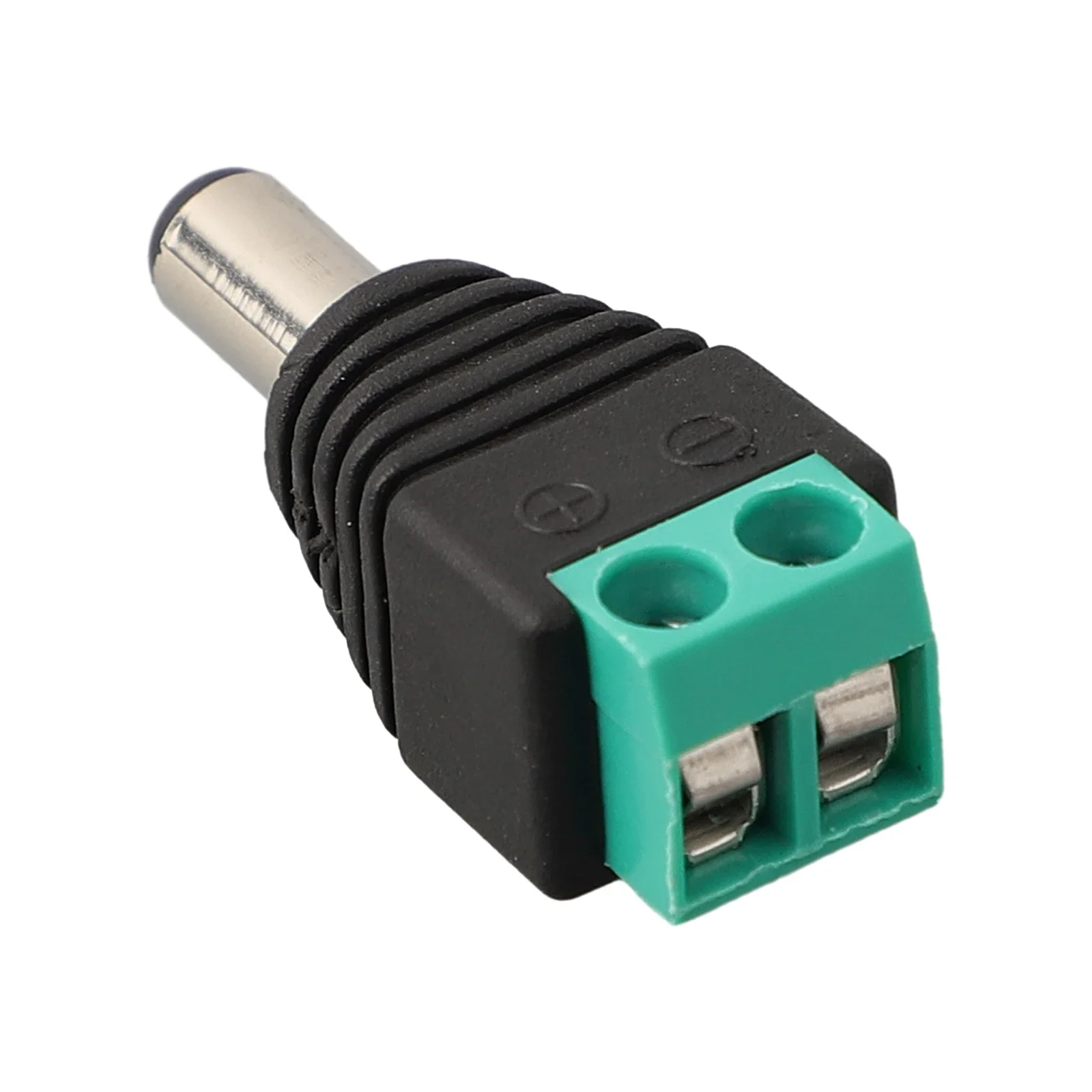 10PCS Male DC Power Plug Adapter Connector  5 5x2 1MM 12V 24V Plug For LED Power Supply  Easy To Install And Durable