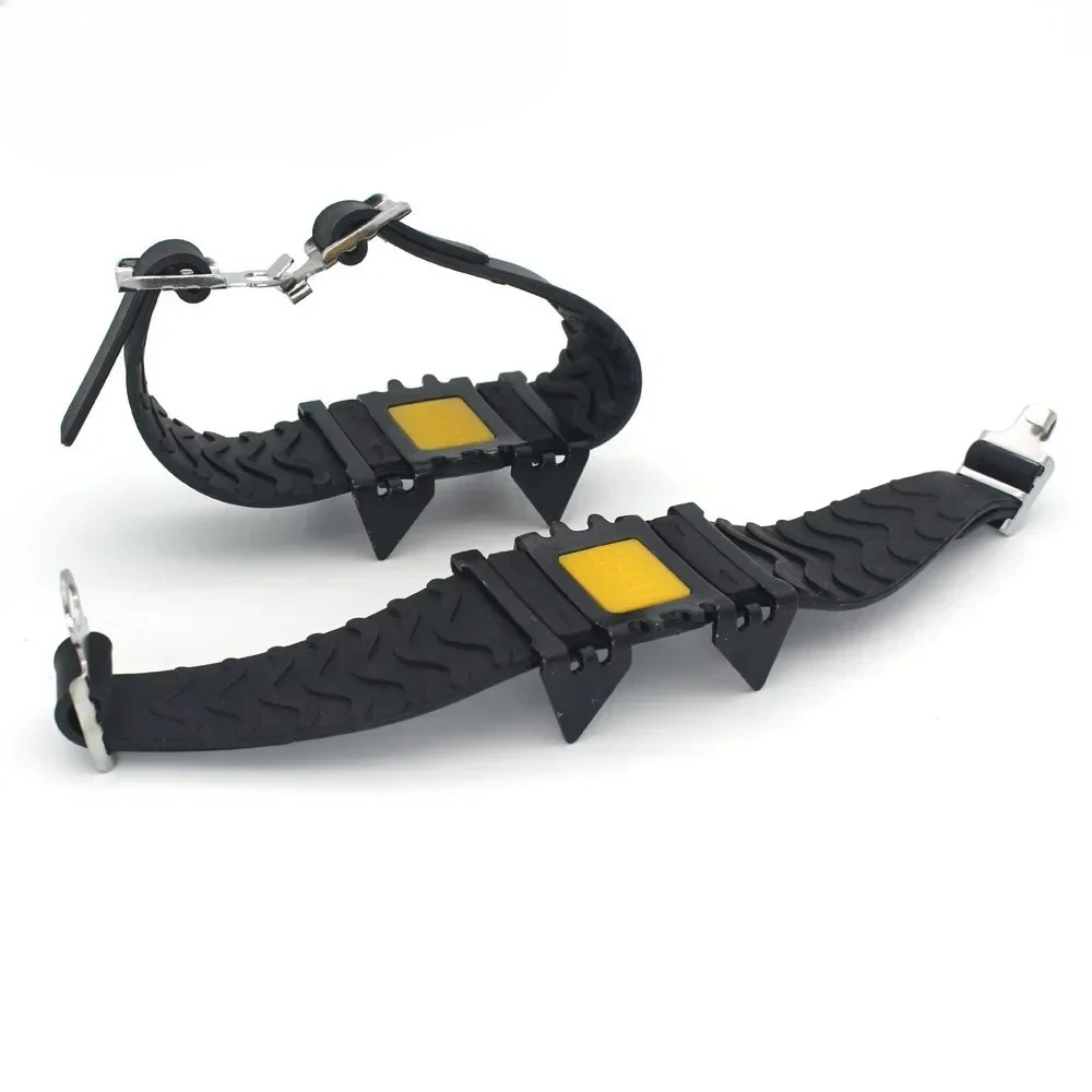 

4-tooth new crampons, outdoor safety, anti-skid snow, ice climbing shoe spikes, grip crampons, anti-skid shoe covers, traction