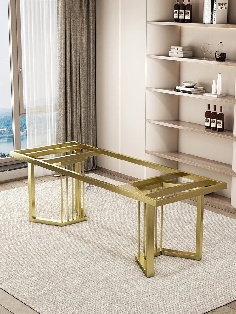 Spot Rock Platte Beine Halterung Edelstahl Füße Büro Esstisch Rack große Platte Teebasis Marmor Tischfüße