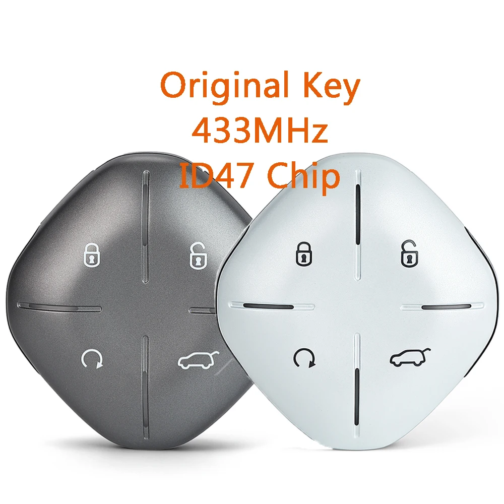 

Оригинальный интеллектуальный смарт-ключ-брелок KEYECU для Jetour Dashing X90 X70 Plus, 433 МГц, чип ID47