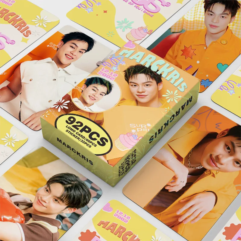 92 بطاقة صور صغيرة ذات طابع نجمي، بطاقات لاصقة صور فورية للمجلات، بطاقات LOMO مزدوجة الجوانب، بطاقات تهنئة