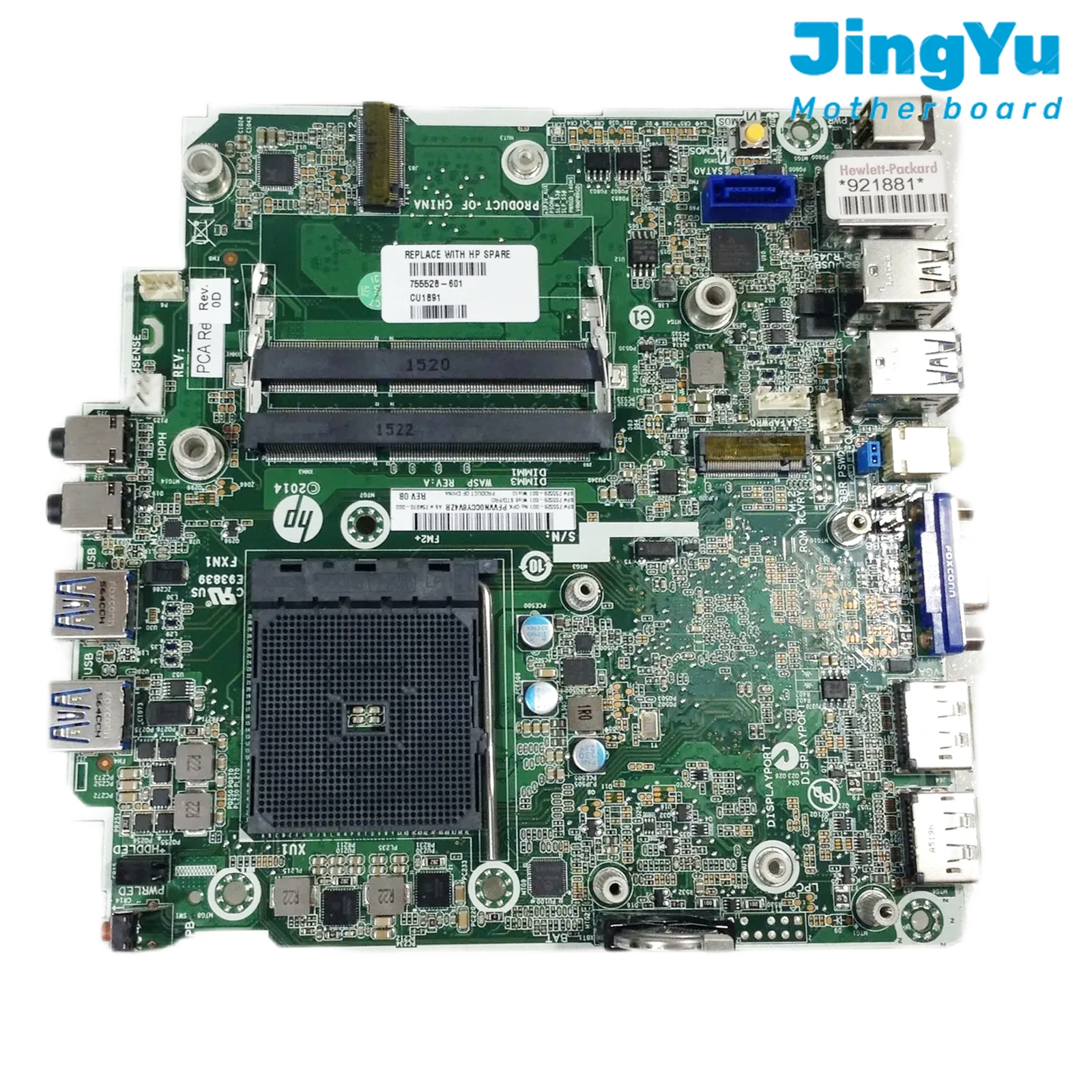 

For HP EliteDesk 705 G1 DM Motherboard 755528-001 Mainboard DDR3 100% Tested Work