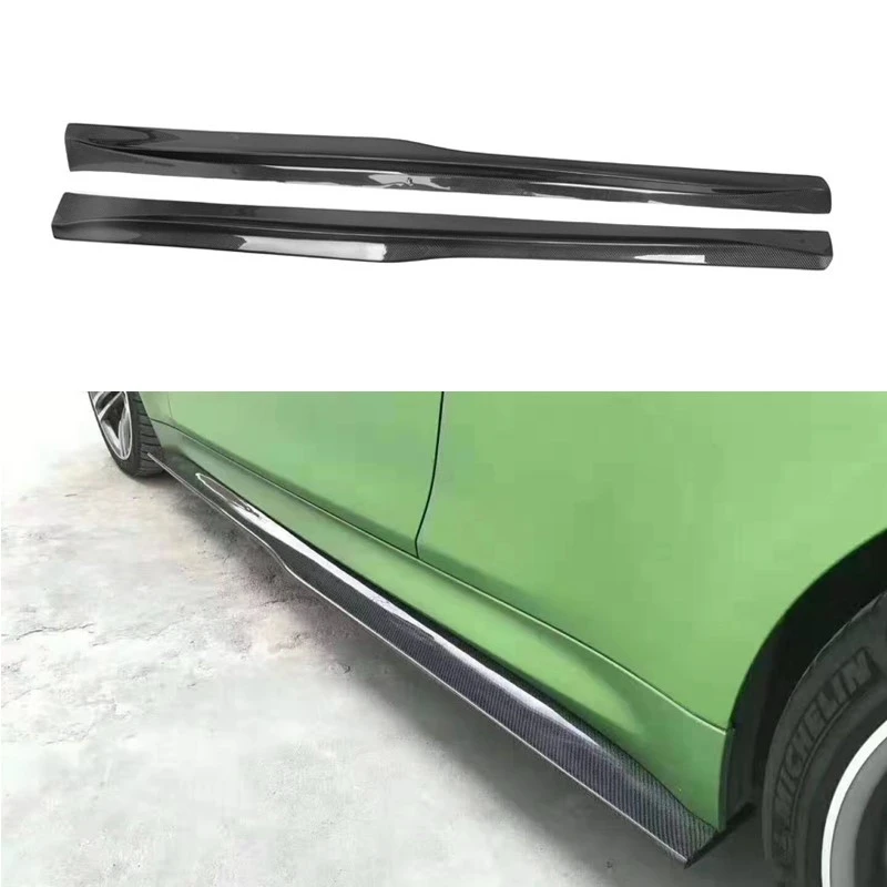 

F82 M4 PSM Carbon fiber side skirts extension decoration for BMW F82 M4 Coupe PSM Style 2015 2016 2017 2018