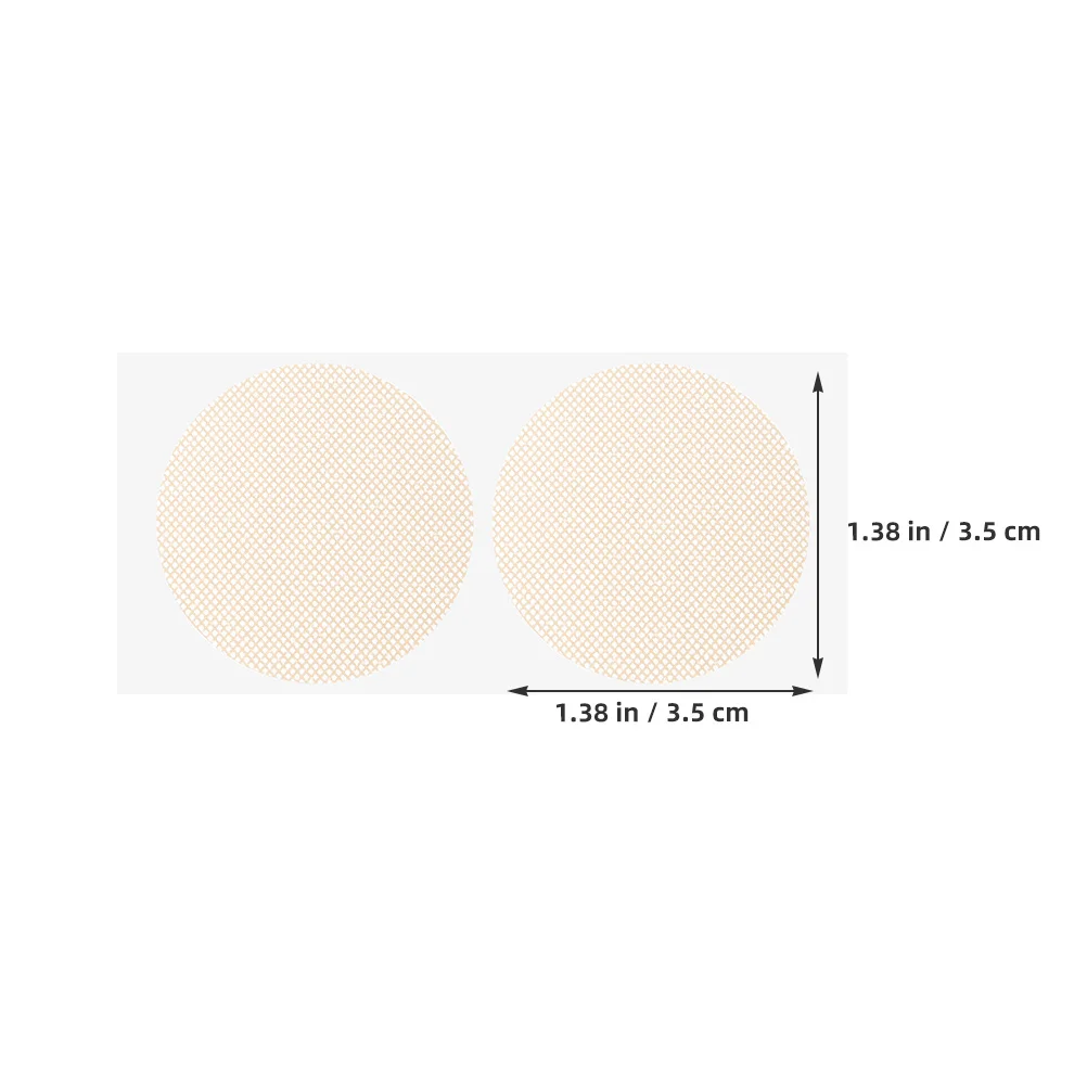 100 pares de parches adhesivos transpirables respetuosos con la piel cinta cómoda portátil para uso diario pezones invisibles