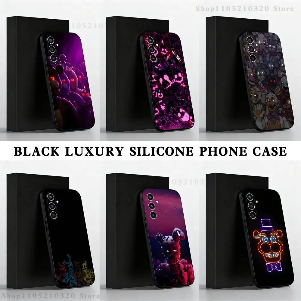 

Fnaf Five-nights-At-Freddys Phone Case For Samsung S25,S24,S21,S22,S23,S30,Ultra,S20,Plus,Fe,Lite,Note,10 Black Soft Shell