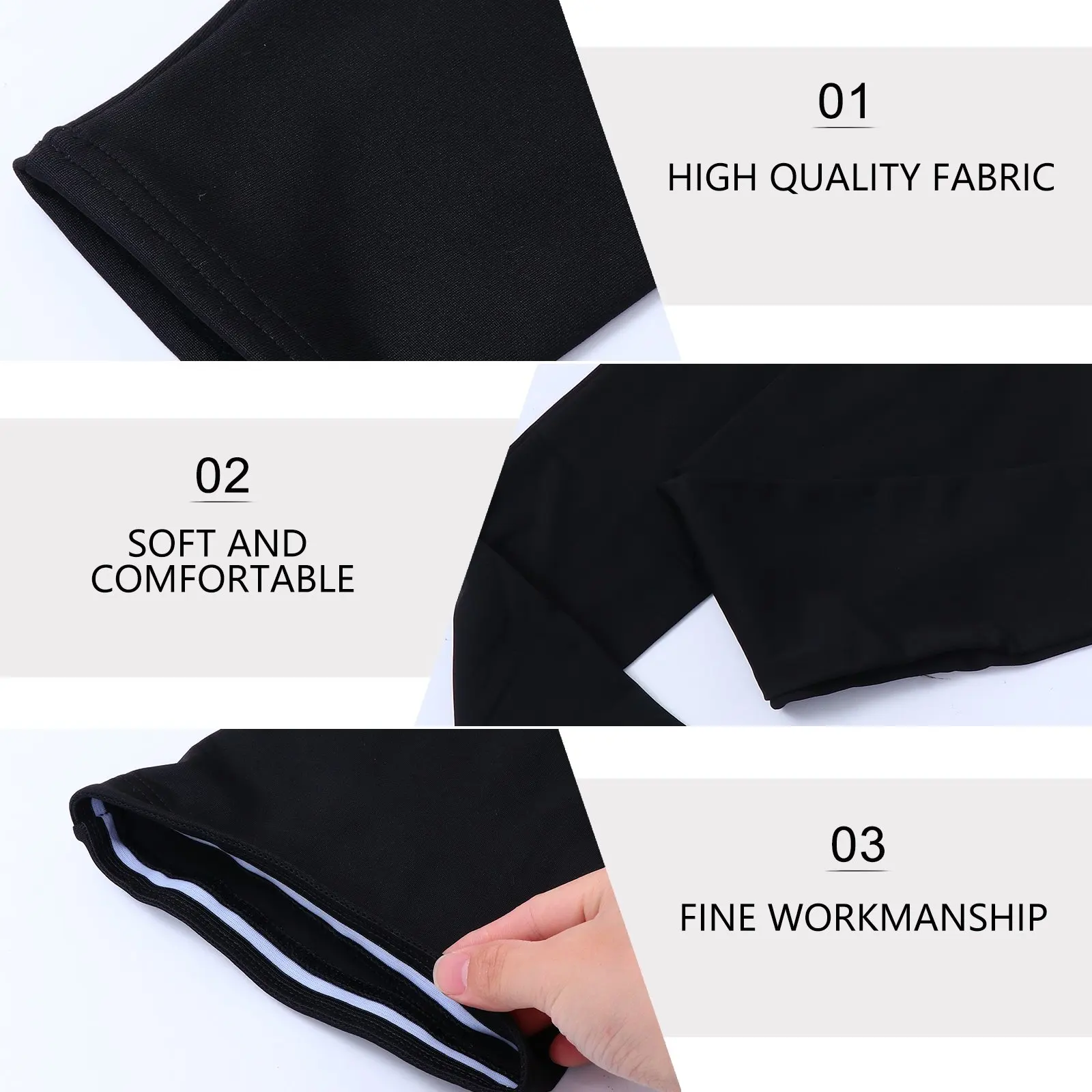 1Pair Autumn Winter Cycling Leg Sleeve Thermal Fleeced Windproof Shell Knee Warmer Sports Leg Cover for Riding Training Running view 3