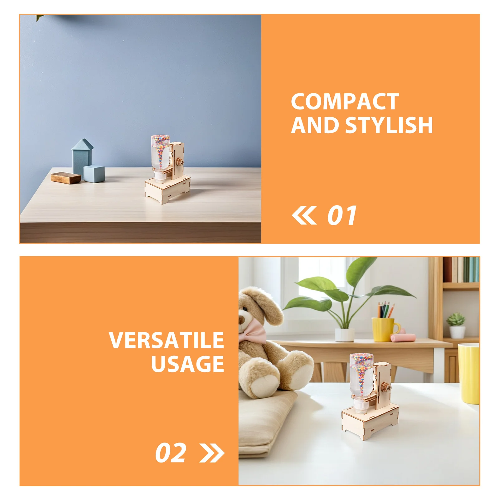 2 قطعة مجموعة تجربة العلوم تورنادو لتقوم بها بنفسك مجموعة بناء الجذعية الخشبية للأطفال مجموعة ألعاب تجربة الفيزياء لتعلم الطقس