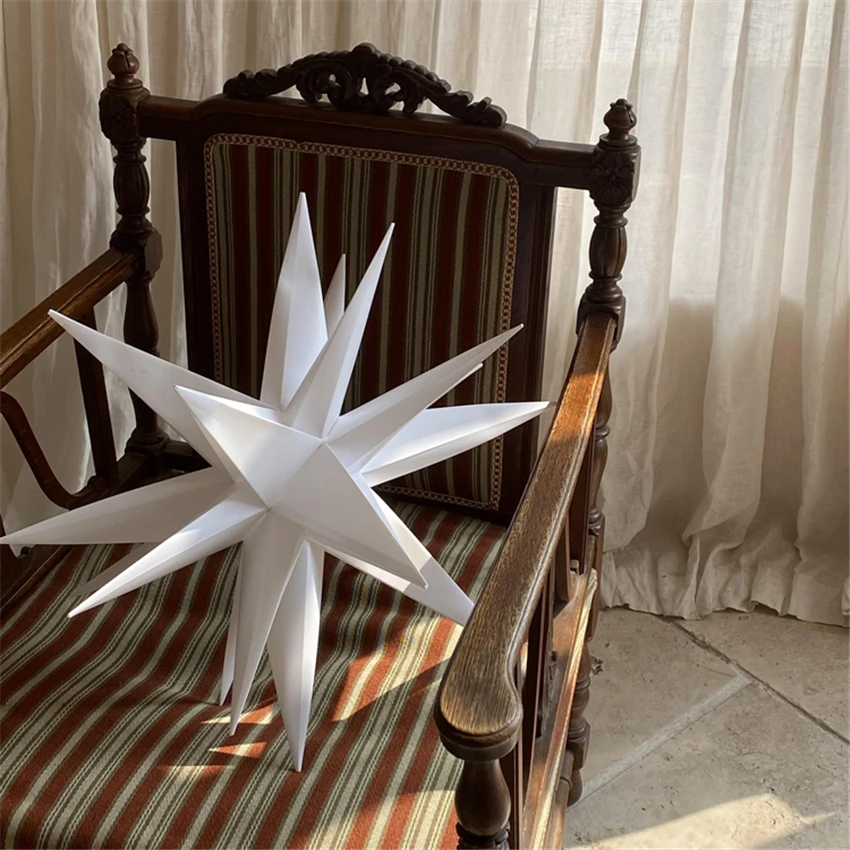 Nordic Festive Atmosphere Star Table Lamps Foldable Storage Living Room Decoration Lamp Bedroom Children's Room Christmas Lights